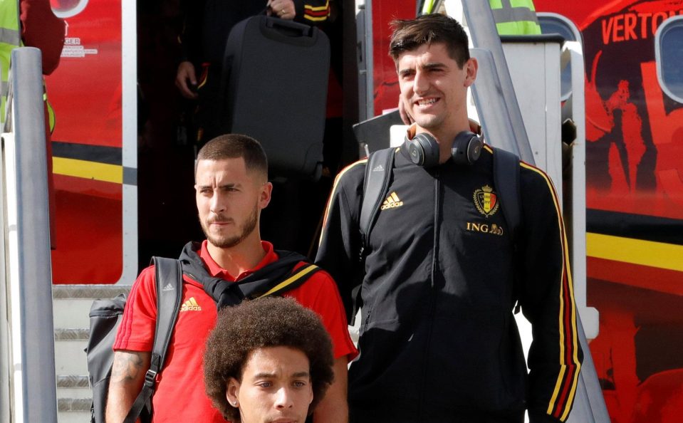  Real are hopeful they can wrap up a double deal for Chelsea's Belgian duo Eden Hazard and Thibaut Courtois