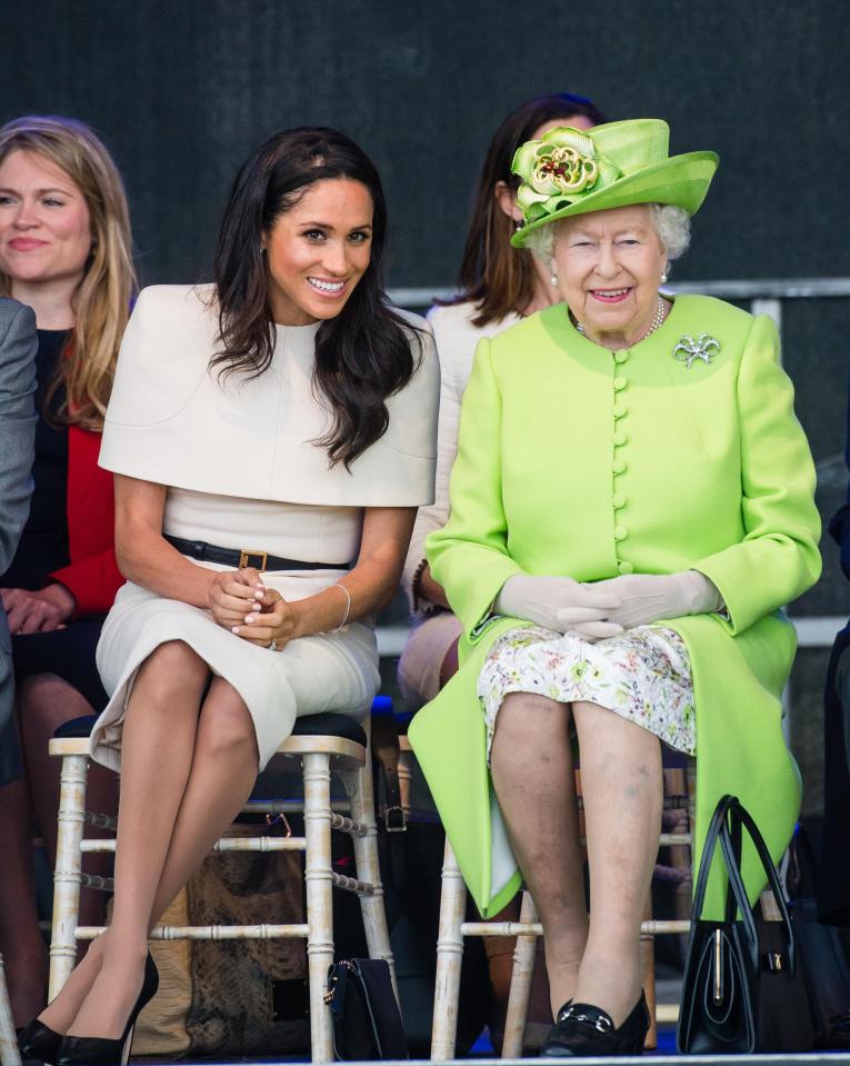  The Queen and Meghan Markle got on famously during a recent trip to Cheshire