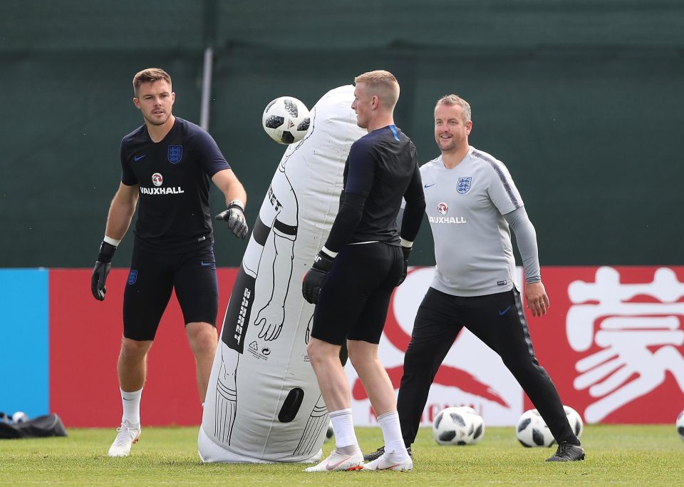  Martyn Margetson has been working with the England goalkeepers at the World Cup