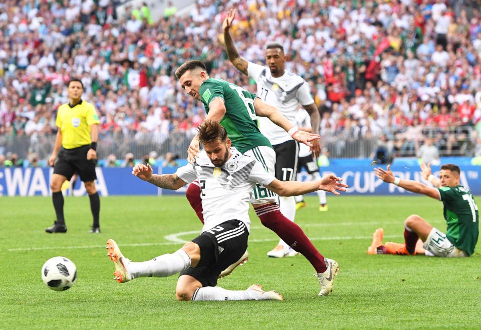  Plattenhardt, 26, started in Germany's 1-0 defeat against Mexico