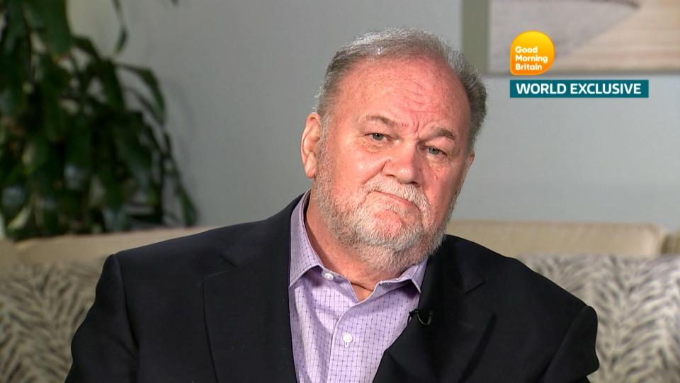  Thomas Markle said he would not be silent until he heard from his daughter