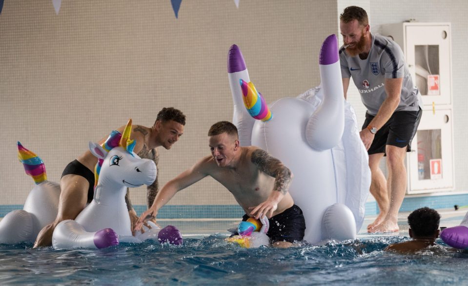  The unicorn races help liven up an otherwise dull recovery routine