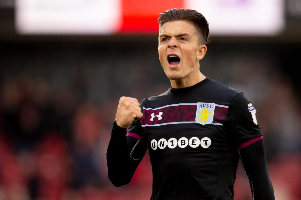 Aston Villa star Jack Grealish is a target for Premier League duo Tottenham and Liverpool