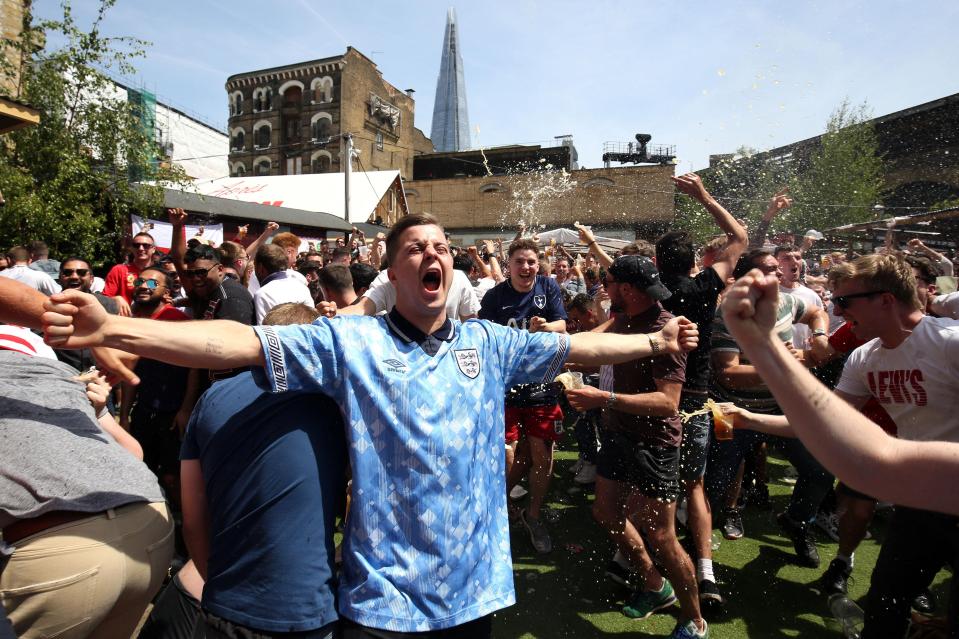  England erupted last night as the Three Lions beat Colombia on penalties