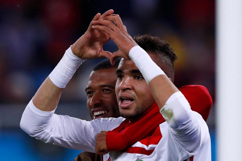  Morrocan Youssef En Nesyri did it after thinking he'd scored a late winner against Spain