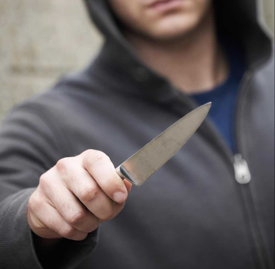  Knife crime is on the up in Britain, new figures showed