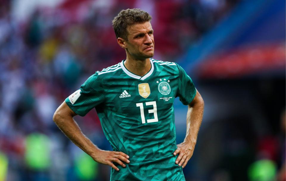 England could have come up against Thomas Muller's Germany had they made it through the group stage