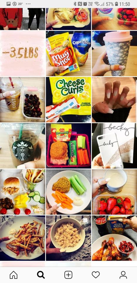  A selection of Rebecca Cross's food snaps