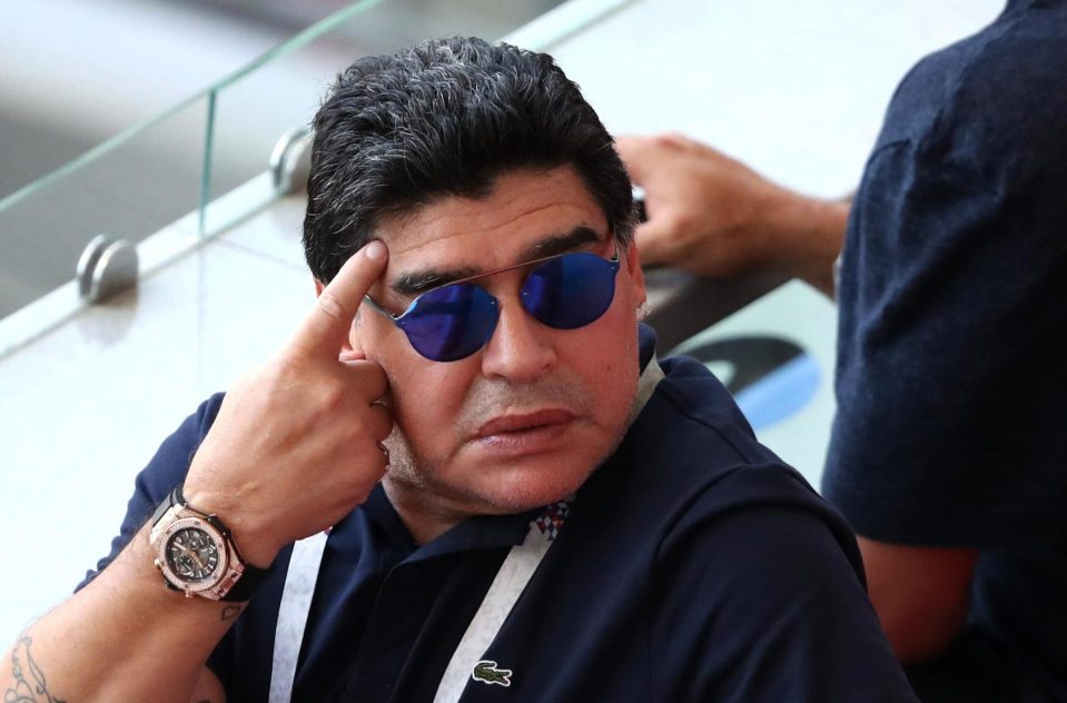  Diego Maradona has had a pop at the officials after England's penalty win over Colombia