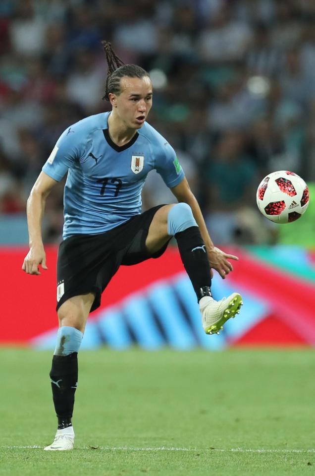  Uruguay left-back Diego Laxalt looks to be a real star in the making