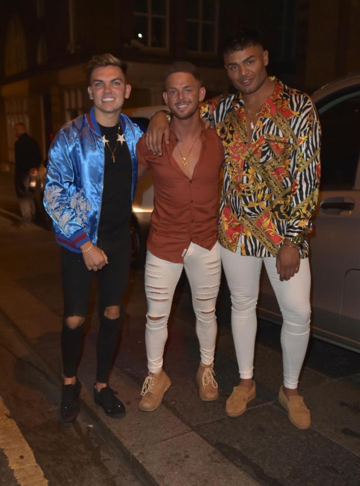  From left: Sam Gowland, Adam Guthrie and Nathan Henry