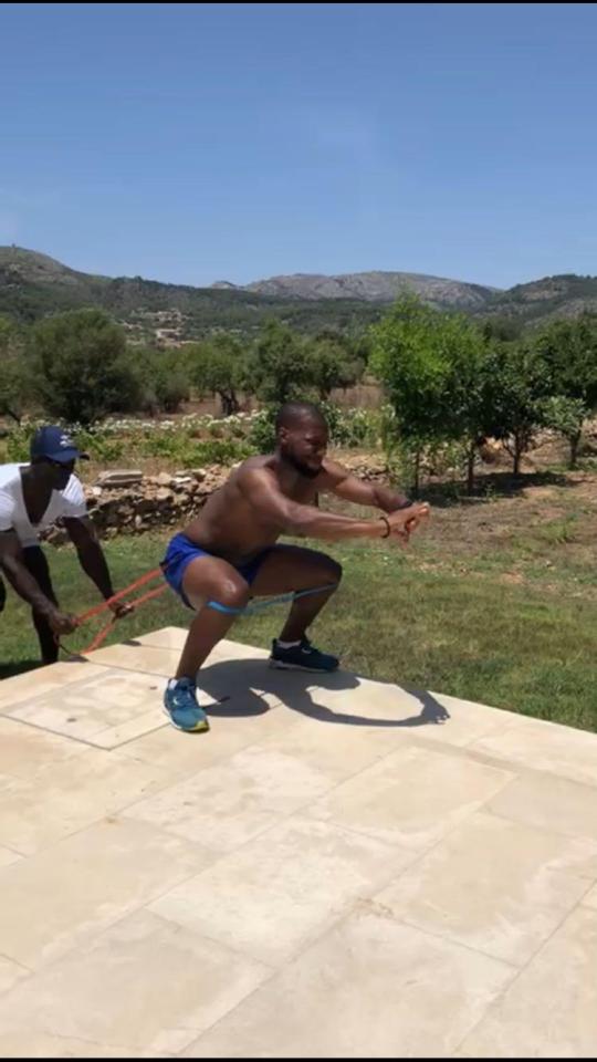  Junior Hoilett in Majorca getting ready for Cardiff pre-season