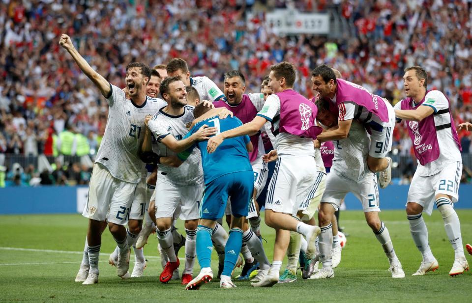  Russia were in dreamland after Igor Akinfeev saved Iago Aspas' final kick