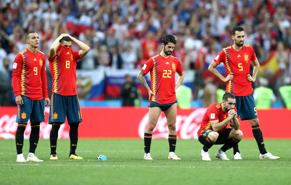  Spain were the strong favourites to progress