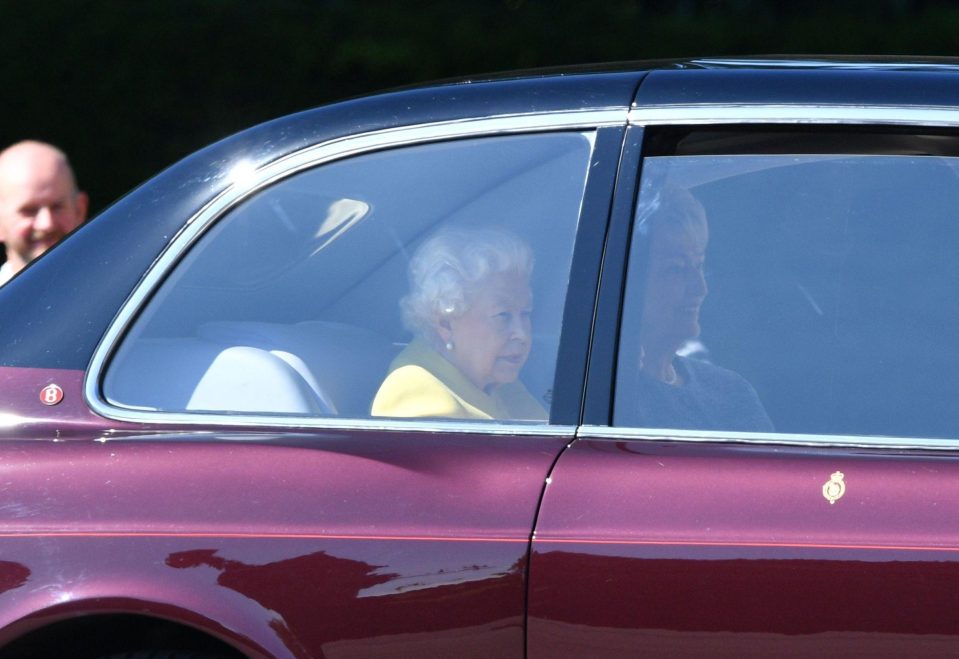  The Queen attended the event less than a week after pulling out of a service at St Paul's Cathedral from illness