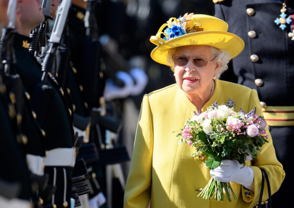  The Queen shone brightly in yellow as she attended the Ceremony of the Keys in Scotland