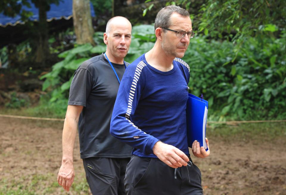  Richard Stanton, left, and John Volanthen, are experienced cave rescuers