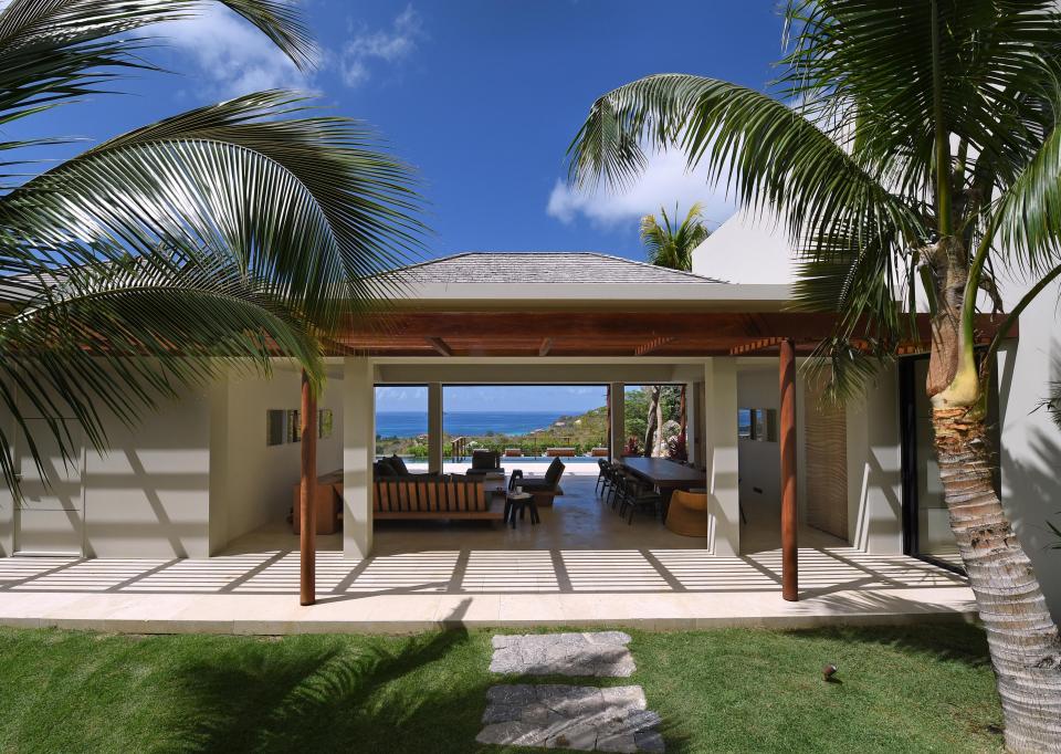  This Caribbean retreat in Lurin, Saint Barthelemy, is known for its beautiful tropical gardens