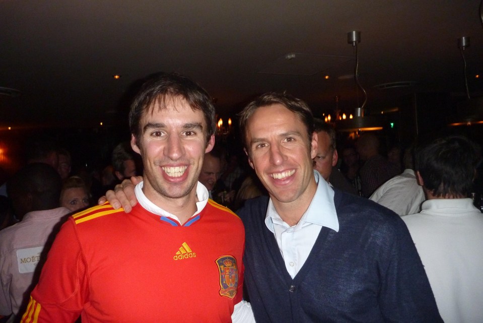 Rowe and Southgate met in South Africa in 2010