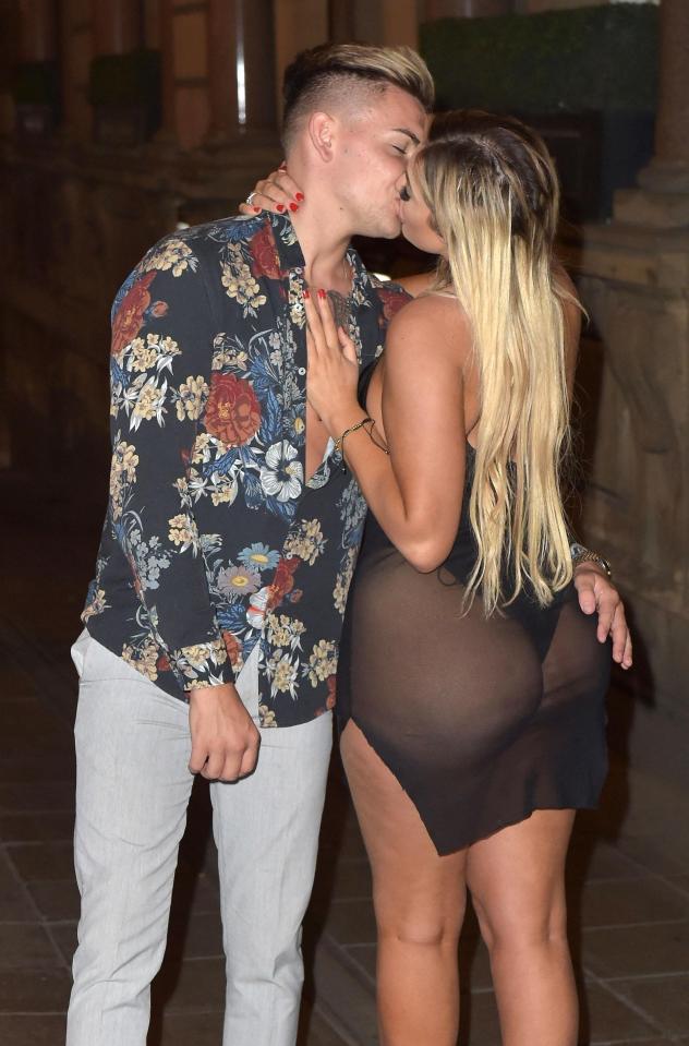  Chloe Ferry couldn't keep her hands off her beau Sam Gowland on a night out together in Newcastle