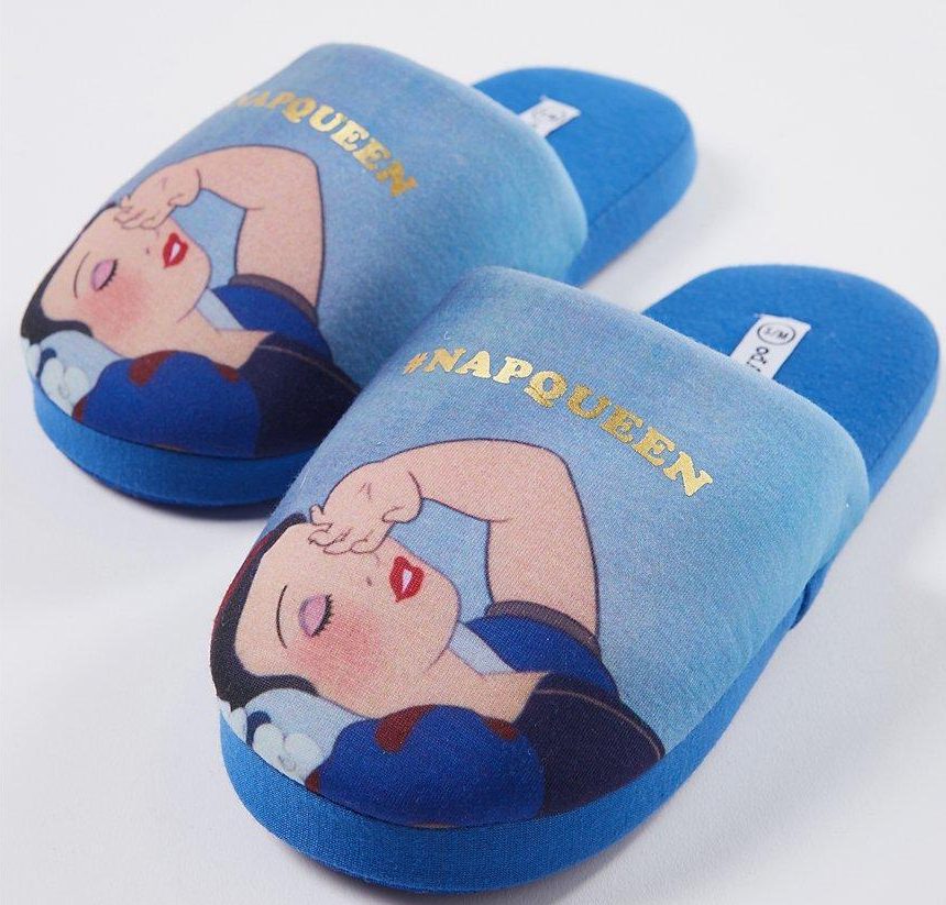  Fellow nap queens don't just need these Snow White slippers... they require them