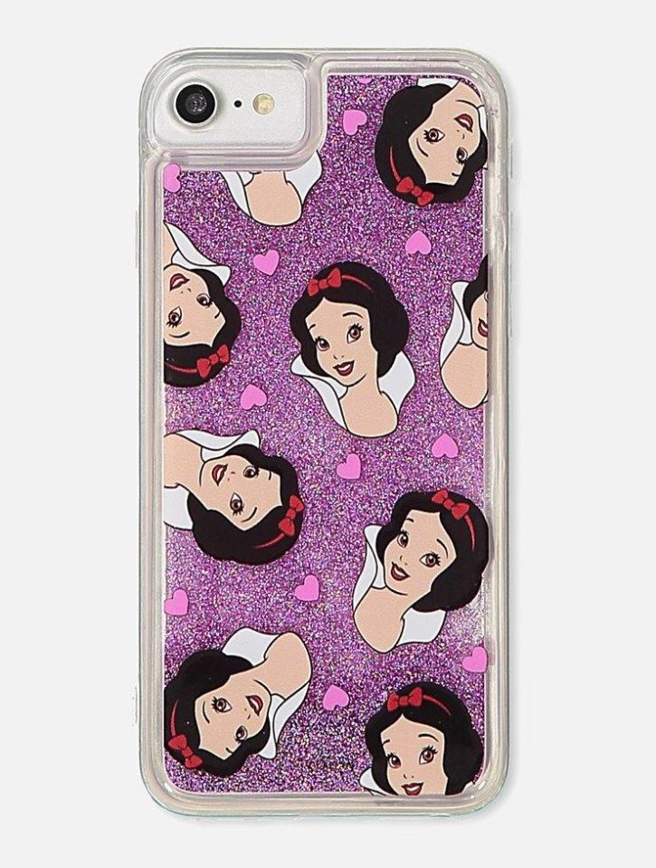  A pink glittery Snow White phone case... what's not to love?