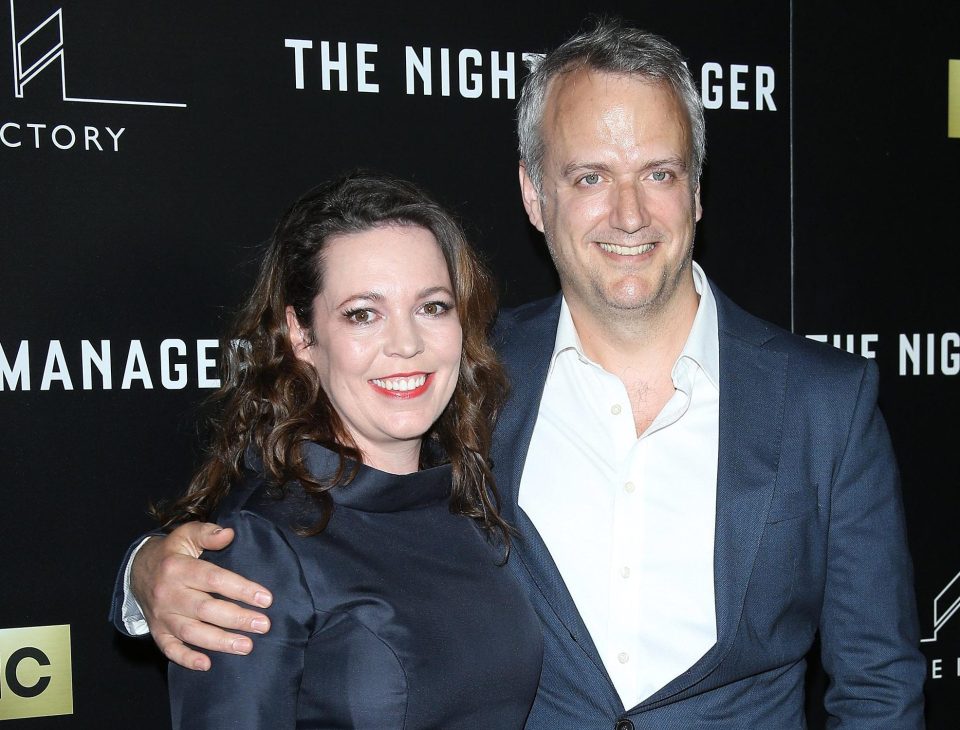  Olivia Colman with husband Ed Sinclair, who is also an actor and writer