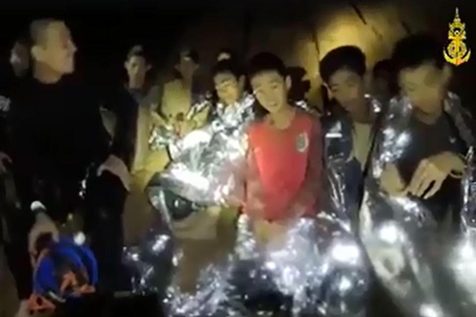  The Thai boys were trapped in the cave near Chiang Rai