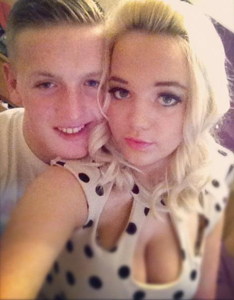  Pickford and girlfriend Megan Davison first met in school and have been together since they were 14