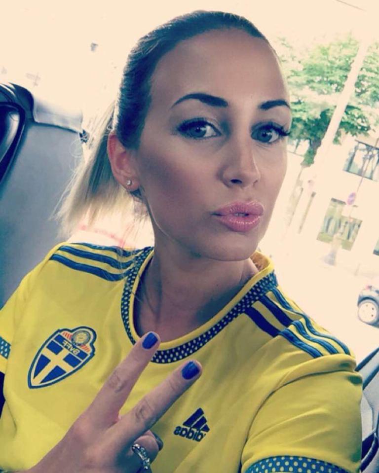  Sofia is the glamorous wife of Swedish captain Andreas Granqvist