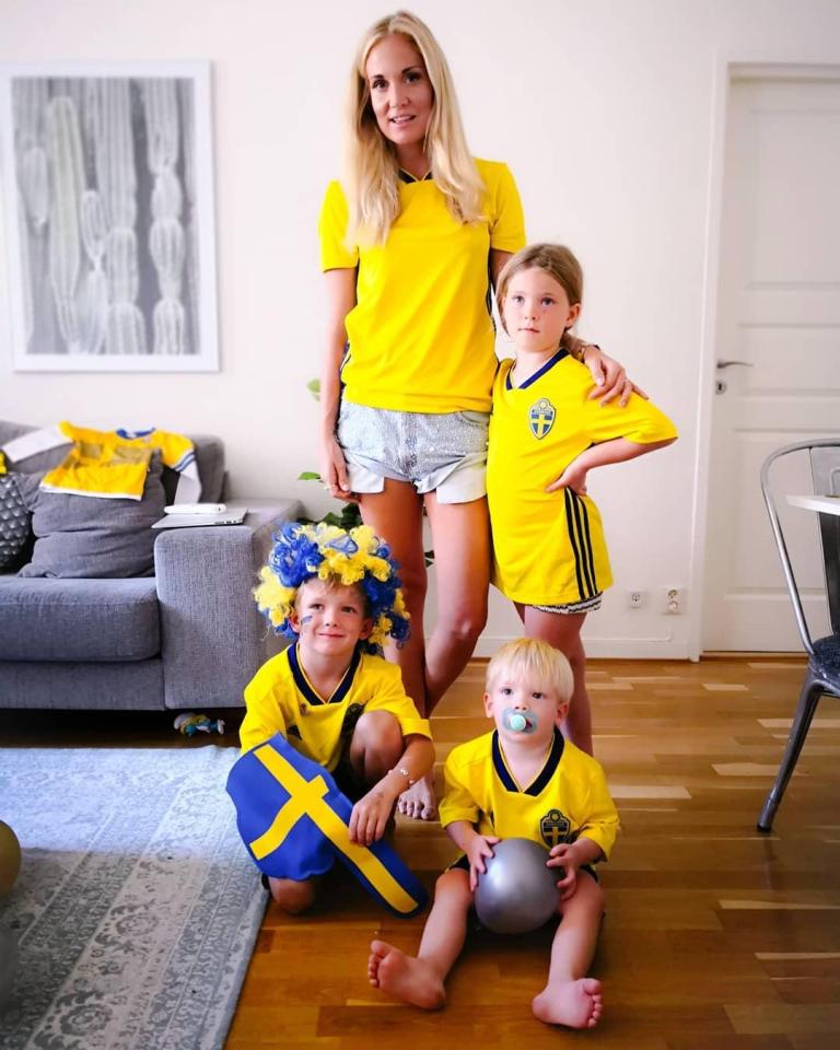  Josefine has two kids with Sweden star Marcus Berg