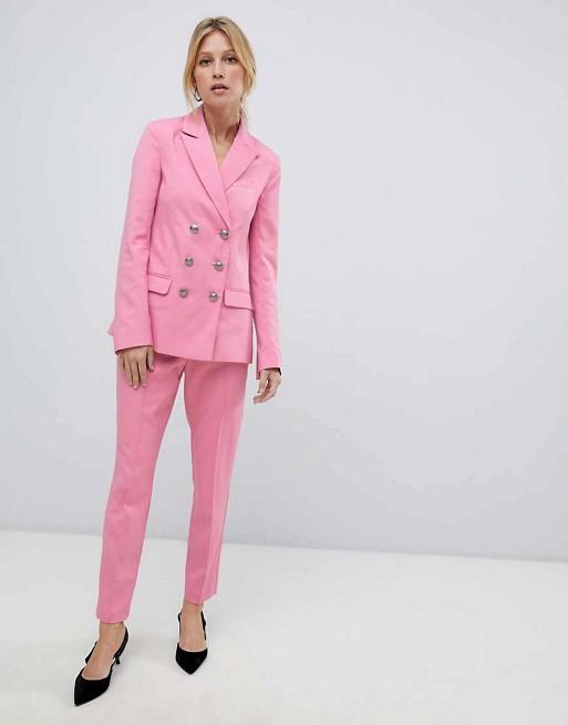  A pink power suit is sure to impress