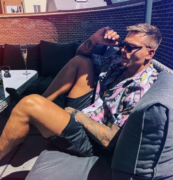  Alex has shared snaps of the couple's garden furniture