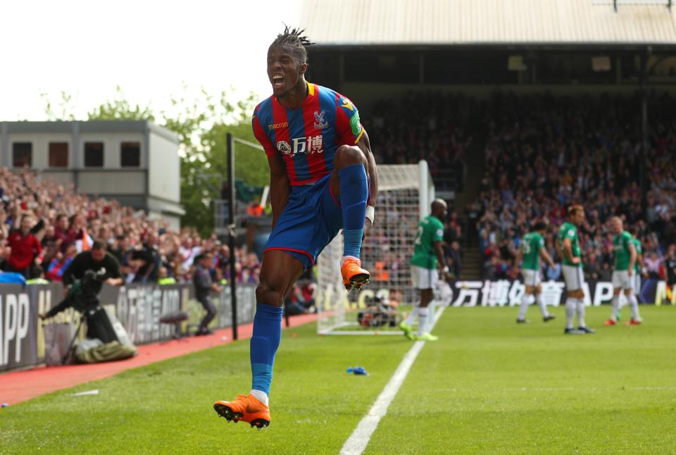  Wilfried Zaha is desperate to try his luck at a 'big club' once more