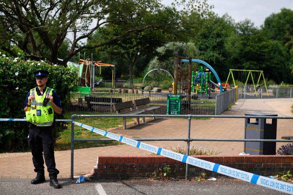  It is believed the couple fell ill after touching a syringe in Queen Elizabeth Gardens, Salisbury