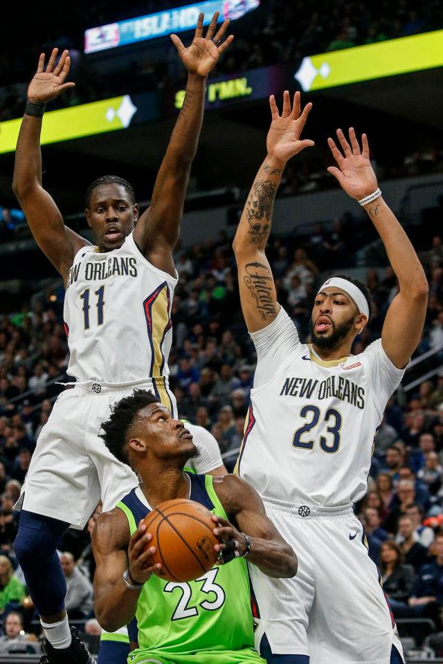  Southgate was at this NBA game between the Minnesota Timberwolves and New Orleans Pelicans in February