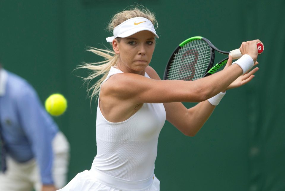 Katie Boulter saw her Wimbledon ended by 18th seed Naomi Osaka of Japan