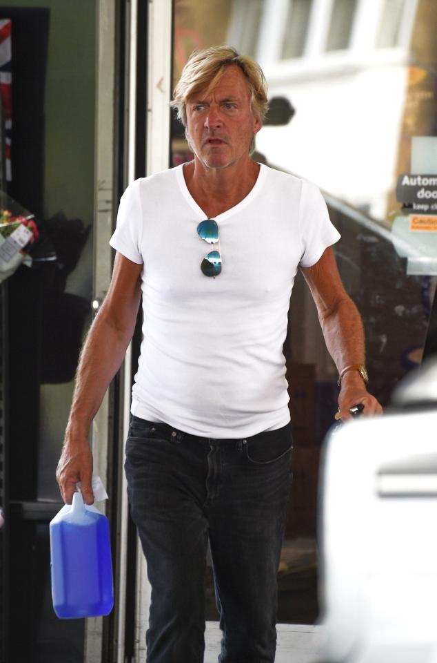  Richard Madeley was spotted running some errands around Hampstead