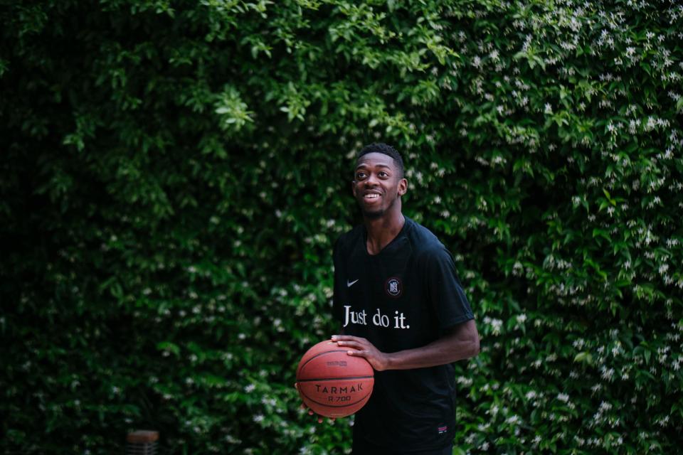  In his spare time, Dembele plays basketball and is passionate about the NBA