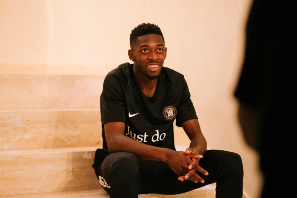  Now a fully fledged star, Dembele is used to the spotlight