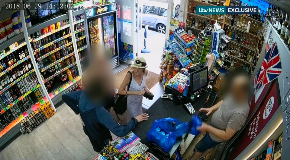 Dawn was pictured buying alcohol from a cornershop on Friday, hours before she collapsed from exposure to Novichok