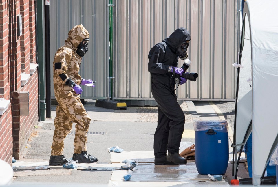 It is feared the couple may have picked a deadly vial up and taken it home to open it