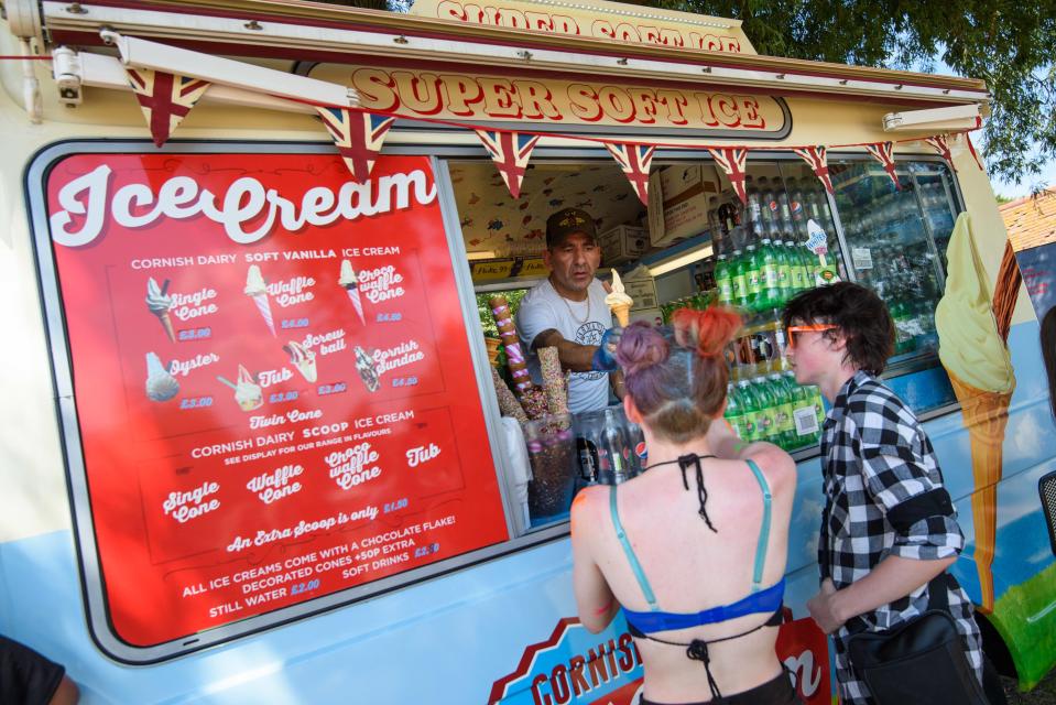  Ice cream proved a hit at Wireless Festival in North London