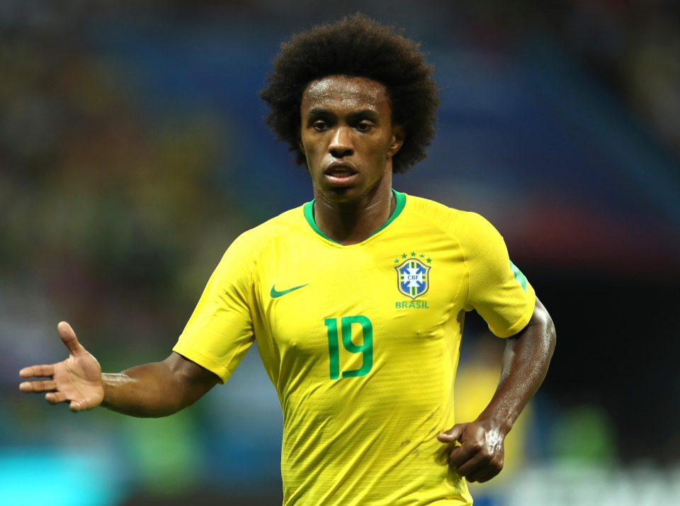  Barcelona are believed to have made a bid for Chelsea winger Willian