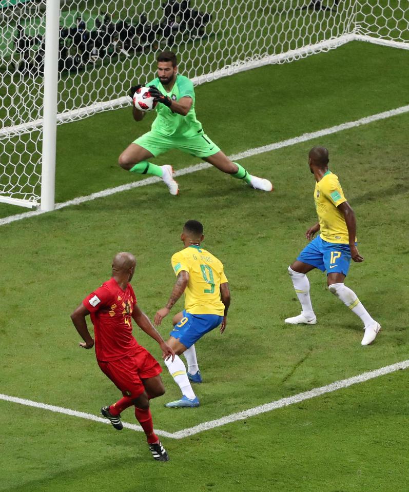  Alisson starred for Brazil at the World Cup and is now set to make the move to the Premier League