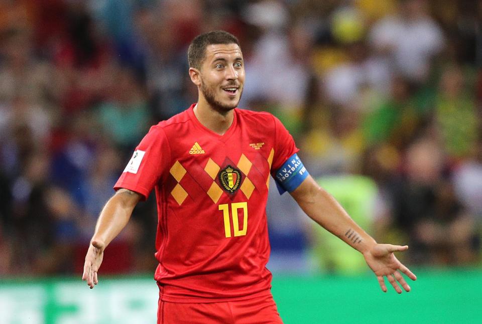  Chelsea and Belgium star Eden Hazard could be on his way to Real Madrid this summer