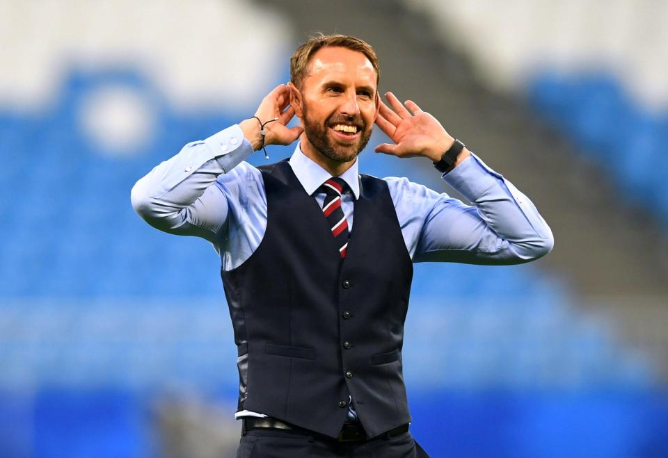  Gareth knows his way round a waistcoat