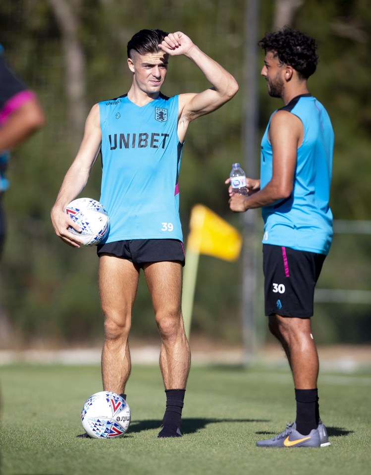 Grealish, 22, is currently training with the Villans ahead of the new season