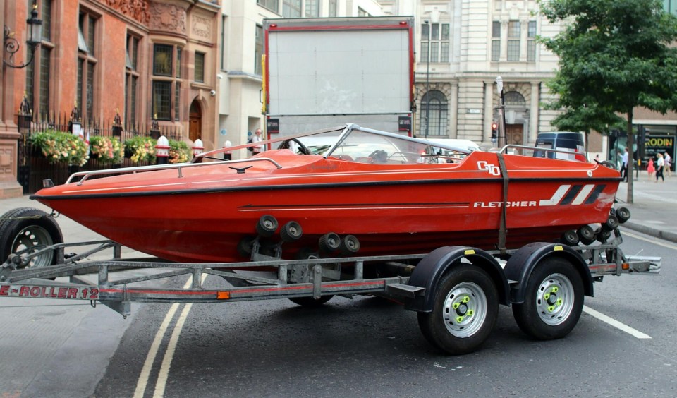 Jurors had inspected the speedboat outside the Old Bailey during the trial