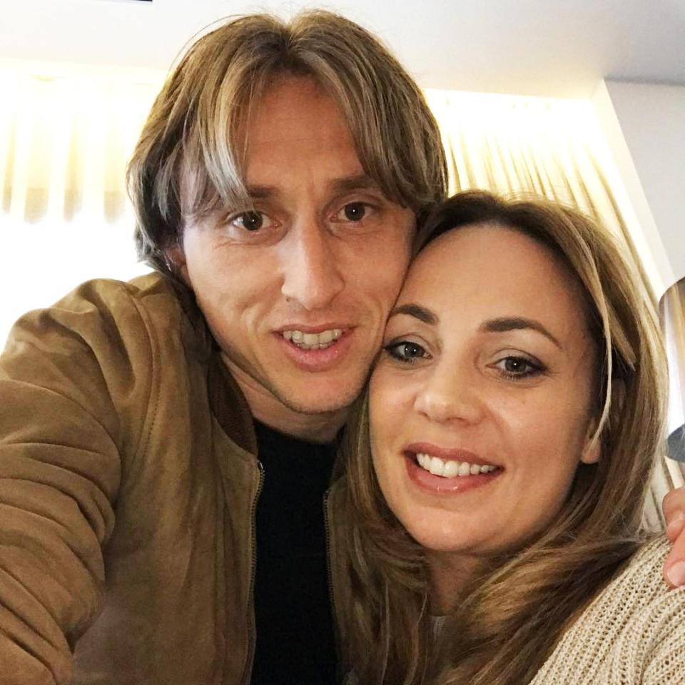  Bosnic and Modric married in 2010 in Zagreb